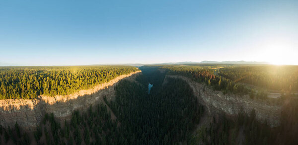 Beautiful Panoramic View of Canadian Nature