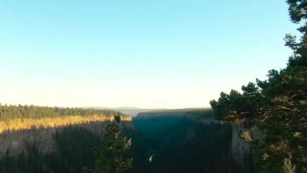 Bela vista da natureza canadense — Vídeo de Stock