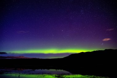 Kuzey ışıkları, aurora borealis, Kanada doğasında