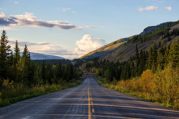 Vue panoramique sur la route — Photo