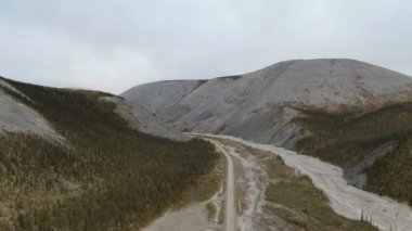 Yukarıdan Manzaralı Yol Görünümü