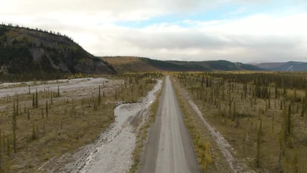 Vista de la carretera panorámica desde arriba — Vídeo de stock