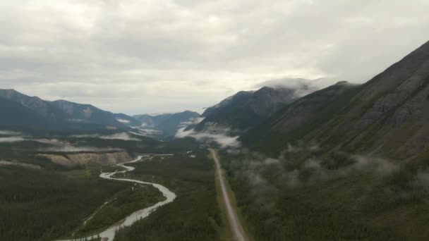 Schilderachtig uitzicht op Scenic Road van boven — Stockvideo