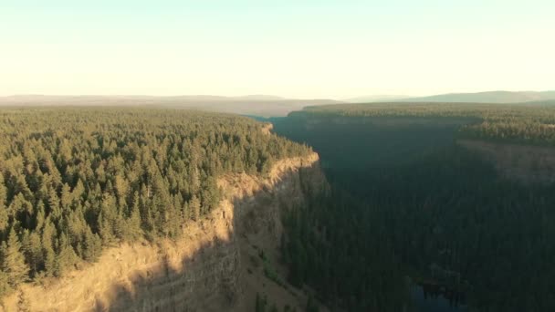 Piękny widok na kanadyjską przyrodę — Wideo stockowe