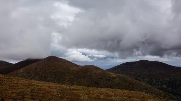 Zeitraffer. Natur im Yukon, Kanada — Stockvideo