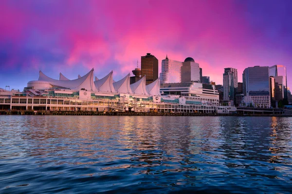 Canada Place and commercial buildings in Downtown Vancouver