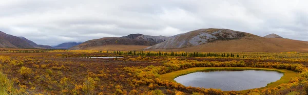 Paesaggio naturale canadese in Yukon — Foto Stock