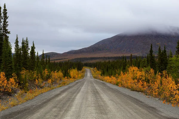 Scenic Road en Yukon, Canadá — Foto de Stock