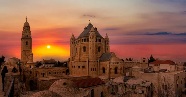 Panoramic View of King Davids Tomb in the Old City — Stock Photo, Image