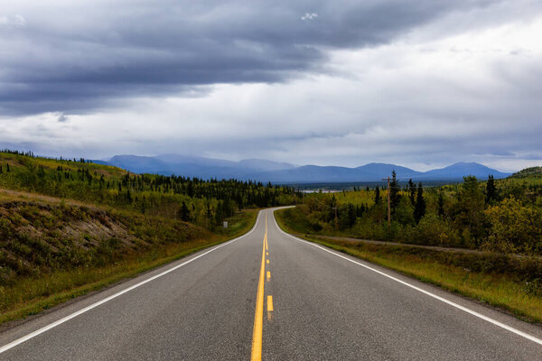 Scenic Road in Canada