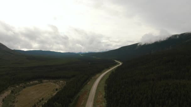 Schilderachtig uitzicht op Scenic Road van boven — Stockvideo