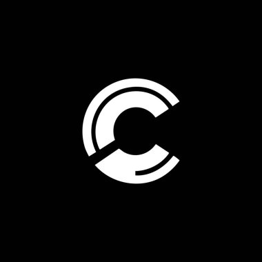 Letter C Crypto Coin Minimalist Logo