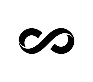 Letter I Infinity Minimalist Logo