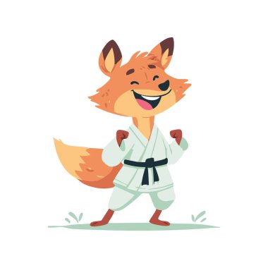 Komik Tilki Judo Dövüşçüsü