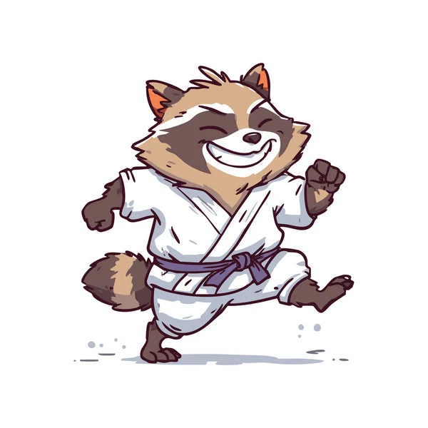 Komik Rakun Judo Dövüşçüsü