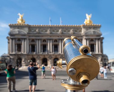 PARIS, FRANCE - AĞUSTOS 04, 2018: Palais Garnier (Opra Garnier) 