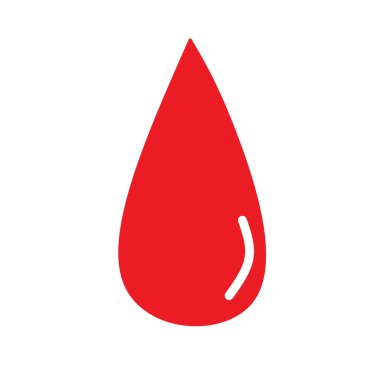 Kan damlası dağılımı beyaz zemin üzerinde izole kan tedarik hemoglobin bilimi