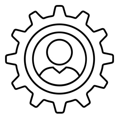 Çizgi filmdeki bıyıklı ve şapkalı bir adamın vektör çizimi.