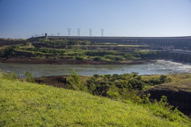 Itaipu Binacional hidroelektrik tesileri, Foz görünümünü yapmak Iguacu, Parana devlet, Güney Brezilya