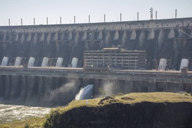 Itaipu Binacional hidroelektrik tesileri, Foz görünümünü yapmak Iguacu, Parana devlet, Güney Brezilya