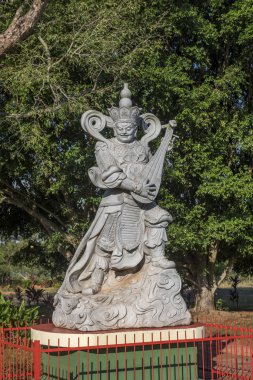 Budist Tapınağı Chen Tien antika heykelinin, Foz do Iguacu, Parana devlet, Güney Brezilya