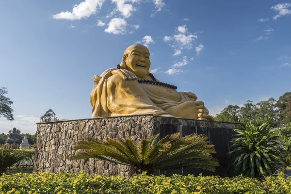 Antique statue in Buddhist Temple Chen Tien, Foz do Iguacu, Parana State, South Brazil