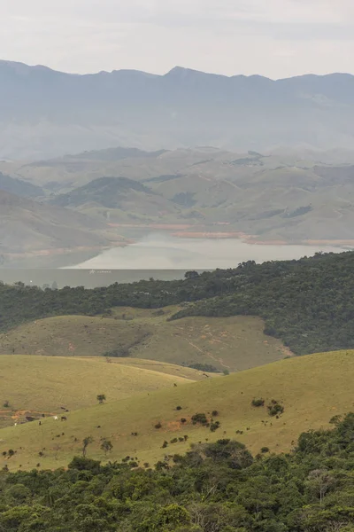 Bela Paisagem Mata Atlântica Vista Parque Nacional Itatiaia Vale Paraíba — Fotografia de Stock