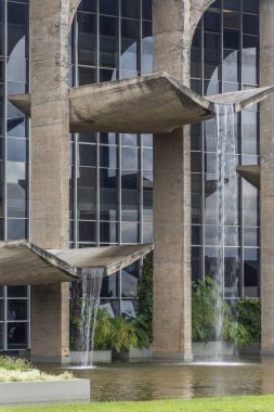 Adalet Sarayı (Adalet Bakanlığı) kamu binası merkez Brasilia, Federal bölge, sermaye city, Brezilya