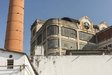 Santo Cristo, Rio de Janeiro, Brezilya terk edilmiş fabrikası içinde kapalı sanayi peyzaj
