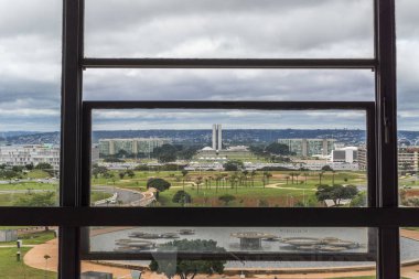 Merkez Brasilia, Federal bölge, sermaye city Brezilya Tv kulesinden görüntülemek