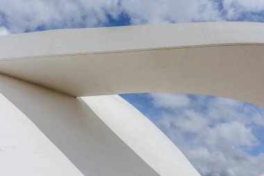 National Museum Brezilya'da merkezi Brasilia, Federal bölge, sermaye şehir modern mimariye sahip bir bina