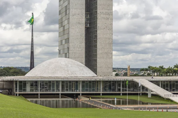Ulusal Kongre Binası Merkez Brasilia, Federal bölge, sermaye şehir Brezilya'nın iki kuleli