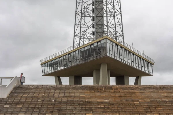 Vista Sull Antenna Della Torre Nel Centro Brasilia Distretto Federale — Foto Stock
