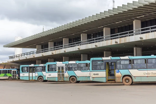 Busbahnhof Zentrum Brasiliens Bundesbezirk Hauptstadt Brasiliens — Stockfoto