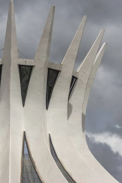 Catedral Metropolitana Edificio Arquitectura Moderna Centro Brasilia Distrito Federal Capital —  Fotos de Stock