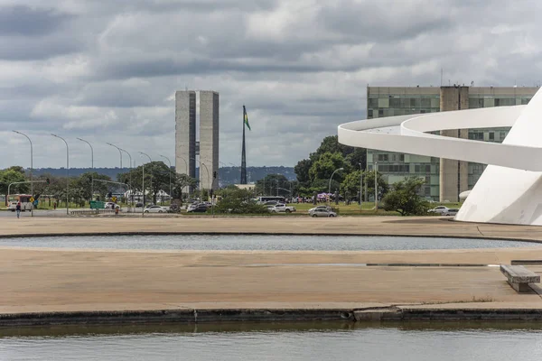박물관 브라질리아 수도의 브라질 도시에 — 스톡 사진