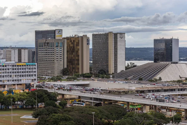 Bina Downtown Brasilia Federal Bölge Sermaye City Brezilya — Stok fotoğraf