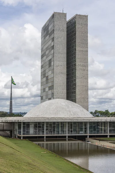 Ulusal Kongre Binası Merkez Brasilia, Federal bölge, sermaye şehir Brezilya'nın iki kuleli