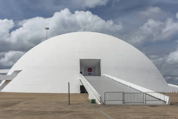 Edificio Del Museo Nacional Con Arquitectura Moderna Centro Brasilia Distrito —  Fotos de Stock