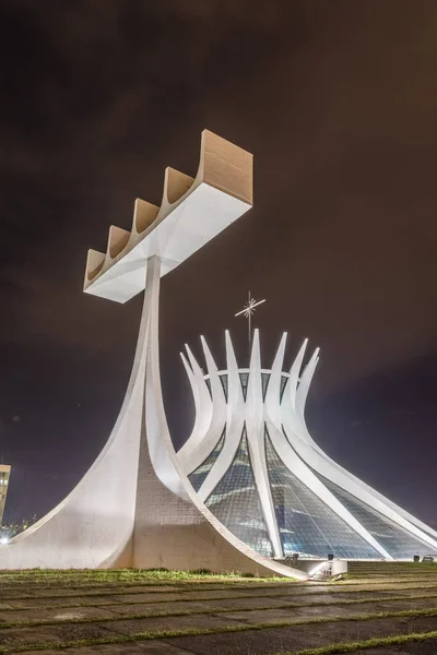 Catedral Metropolitana Metropolitan Cathedral Modern Architecture Building Bell Tower Central — Stock Photo, Image