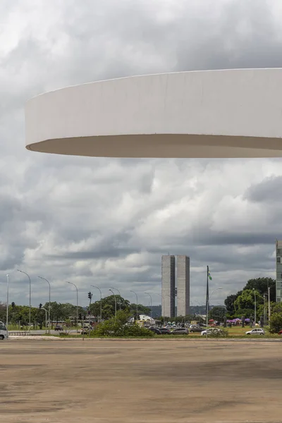 中央ブラジリア連邦区 資本市のブラジルの近代建築の建物 国立博物館 — ストック写真