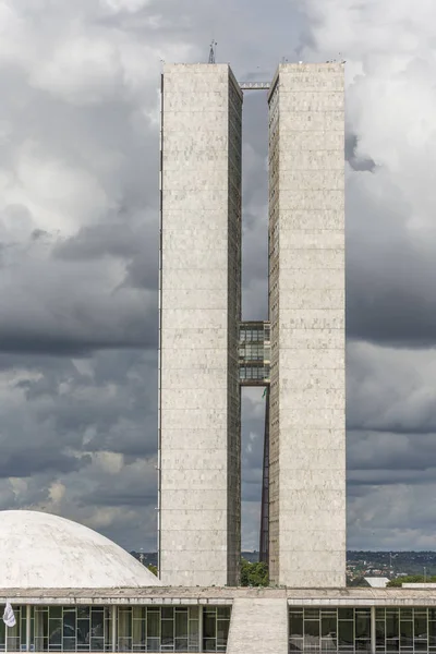 Ulusal Kongre Binası Merkez Brasilia, Federal bölge, sermaye şehir Brezilya'nın iki kuleli