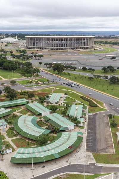 Vista Torre Para Eixo Central Brasília Distrito Federal Capital Brasil — Fotografia de Stock