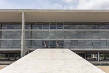 Palacio yapmak Planalto (Planalto Sarayı, Cumhurbaşkanlığı kabine) Merkezi Brasilia, Federal bölge, sermaye şehir Brezilya içinde bina