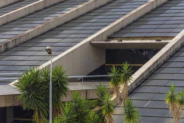 National Theater Modern Byggnad Brasilia Federala Distriktet Kapital Staden Brasilien — Stockfoto