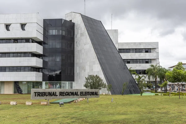 Wybory Sąd Budynek Publiczny Centrum Brasilia Dystrykt Federalny Kapitału Miasta — Zdjęcie stockowe