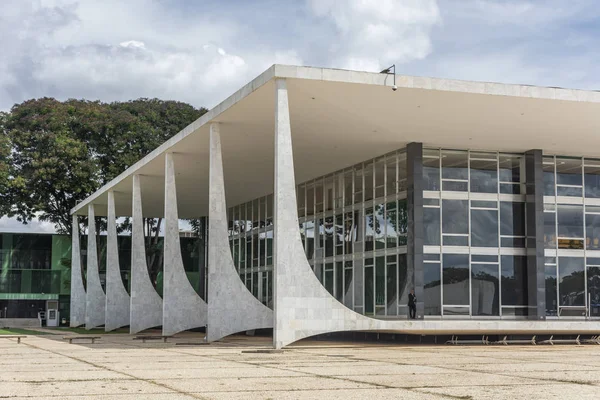 Offentlig Byggnad Högsta Domstolen Centrala Brasilia Federala Distriktet Kapital Staden — Stockfoto