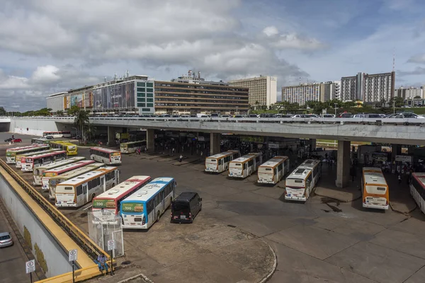 Terminal Bus Dans Centre Brasilia District Fédéral Capitale Brésil — Photo