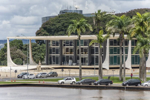Edificio Público Corte Suprema Justicia Centro Brasilia Distrito Federal Capital — Foto de Stock