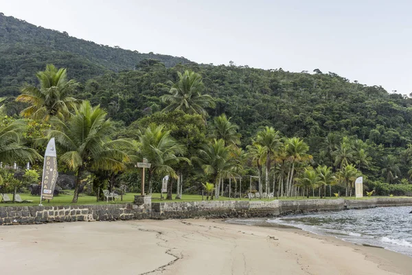 Spiaggia Tropicale Saco Mamangua Paraty Costa Verde Nel Sud Rio — Foto Stock
